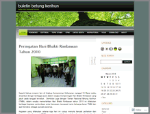 Tablet Screenshot of buletinbetungkerihun.wordpress.com