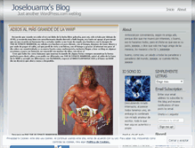 Tablet Screenshot of joselouamx.wordpress.com