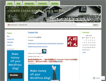Tablet Screenshot of cchang.wordpress.com