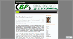 Desktop Screenshot of bptecnologia.wordpress.com