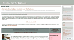 Desktop Screenshot of allaboutitaly.wordpress.com