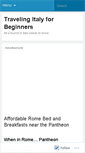 Mobile Screenshot of allaboutitaly.wordpress.com