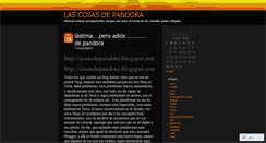 Desktop Screenshot of depandora.wordpress.com