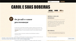 Desktop Screenshot of carolesuasbobeiras.wordpress.com