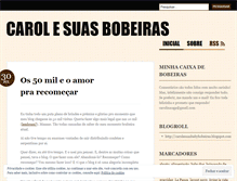 Tablet Screenshot of carolesuasbobeiras.wordpress.com