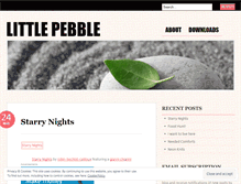 Tablet Screenshot of littlepebble.wordpress.com