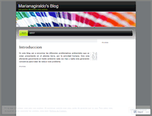 Tablet Screenshot of marianagiraldo.wordpress.com