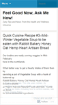 Mobile Screenshot of feelgoodnow.wordpress.com