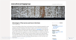 Desktop Screenshot of executivecarriagegroup.wordpress.com