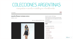 Desktop Screenshot of coleccionesarg.wordpress.com