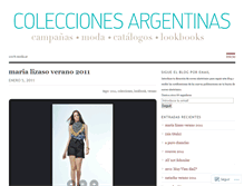 Tablet Screenshot of coleccionesarg.wordpress.com