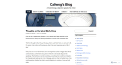 Desktop Screenshot of caliwog.wordpress.com