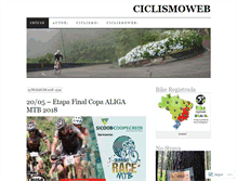 Tablet Screenshot of ciclismoweb.wordpress.com