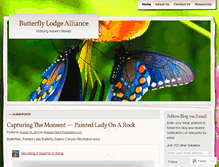 Tablet Screenshot of butterflylodge.wordpress.com