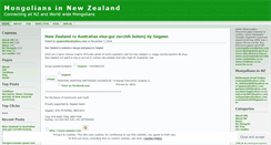 Desktop Screenshot of nzmongols.wordpress.com