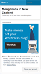 Mobile Screenshot of nzmongols.wordpress.com