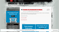 Desktop Screenshot of betosamaniego.wordpress.com