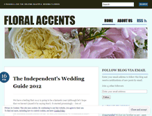 Tablet Screenshot of floralaccents.wordpress.com