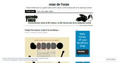 Desktop Screenshot of onzedelonze.wordpress.com