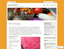 Tablet Screenshot of csagourmet.wordpress.com