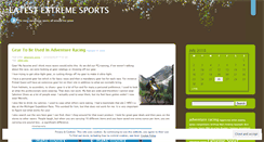 Desktop Screenshot of latestextremesports.wordpress.com