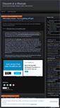 Mobile Screenshot of dissentofawoman.wordpress.com