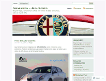 Tablet Screenshot of alfapasion.wordpress.com