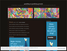 Tablet Screenshot of gratifyinggrounds.wordpress.com