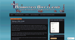 Desktop Screenshot of animatedbattlers.wordpress.com