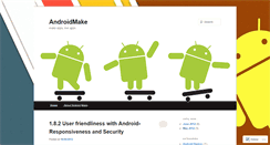 Desktop Screenshot of androidmake.wordpress.com
