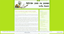 Desktop Screenshot of motivosparanopensar.wordpress.com