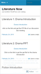 Mobile Screenshot of literaturenow.wordpress.com