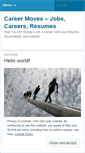 Mobile Screenshot of careermoves123.wordpress.com