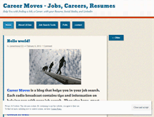 Tablet Screenshot of careermoves123.wordpress.com