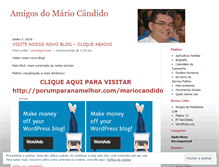 Tablet Screenshot of mariocandido.wordpress.com