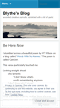 Mobile Screenshot of blythelight.wordpress.com