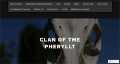 Desktop Screenshot of clanpheryllt.wordpress.com