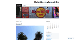 Desktop Screenshot of dakatine.wordpress.com