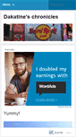 Mobile Screenshot of dakatine.wordpress.com
