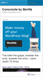 Mobile Screenshot of consciarte.wordpress.com