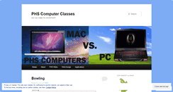Desktop Screenshot of phscomputerscs.wordpress.com
