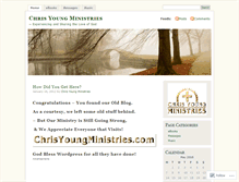 Tablet Screenshot of chrisyoungministries.wordpress.com