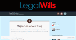 Desktop Screenshot of legalwills.wordpress.com