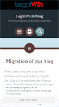 Mobile Screenshot of legalwills.wordpress.com