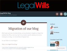 Tablet Screenshot of legalwills.wordpress.com