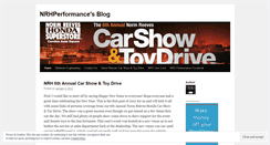 Desktop Screenshot of nrhperformance.wordpress.com