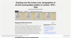 Desktop Screenshot of drawingoverthecolourline.wordpress.com