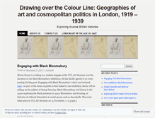 Tablet Screenshot of drawingoverthecolourline.wordpress.com