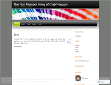 Tablet Screenshot of nonmemberarmyofcp.wordpress.com