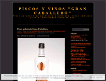 Tablet Screenshot of piscos.wordpress.com